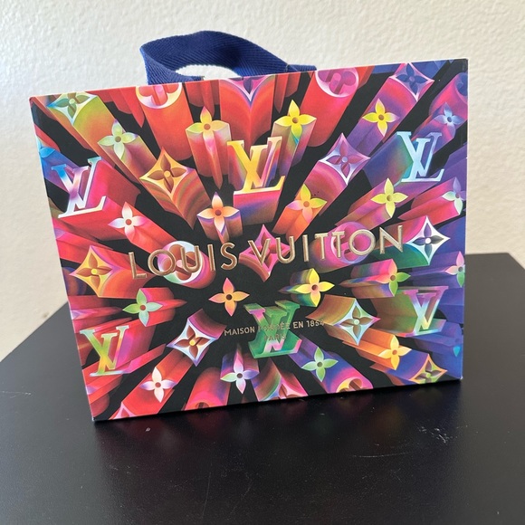 LV Louis Vuitton Small Multi Colored Shopping Bags - Picture 4 of 10